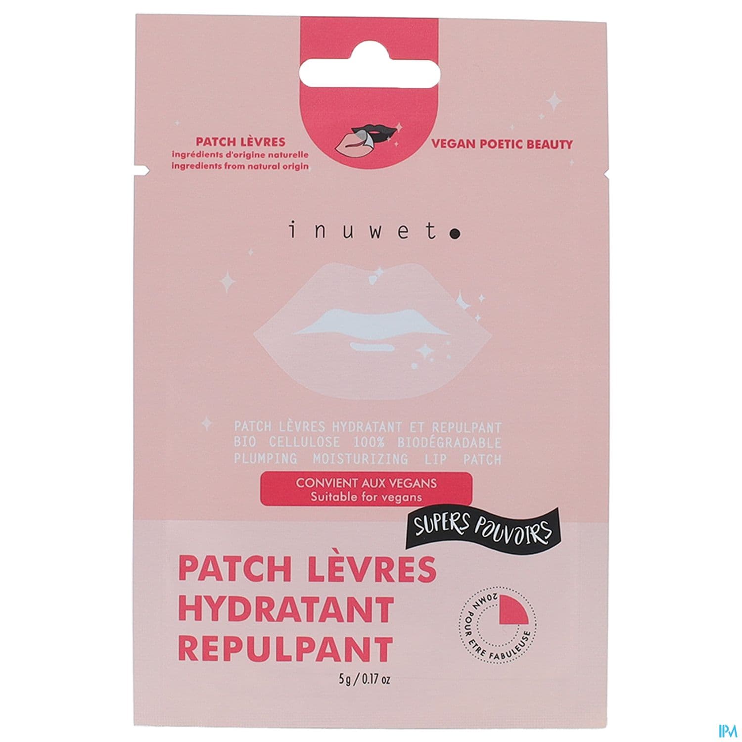 INUWET PATCH LEVRE HYDRATANT 5G