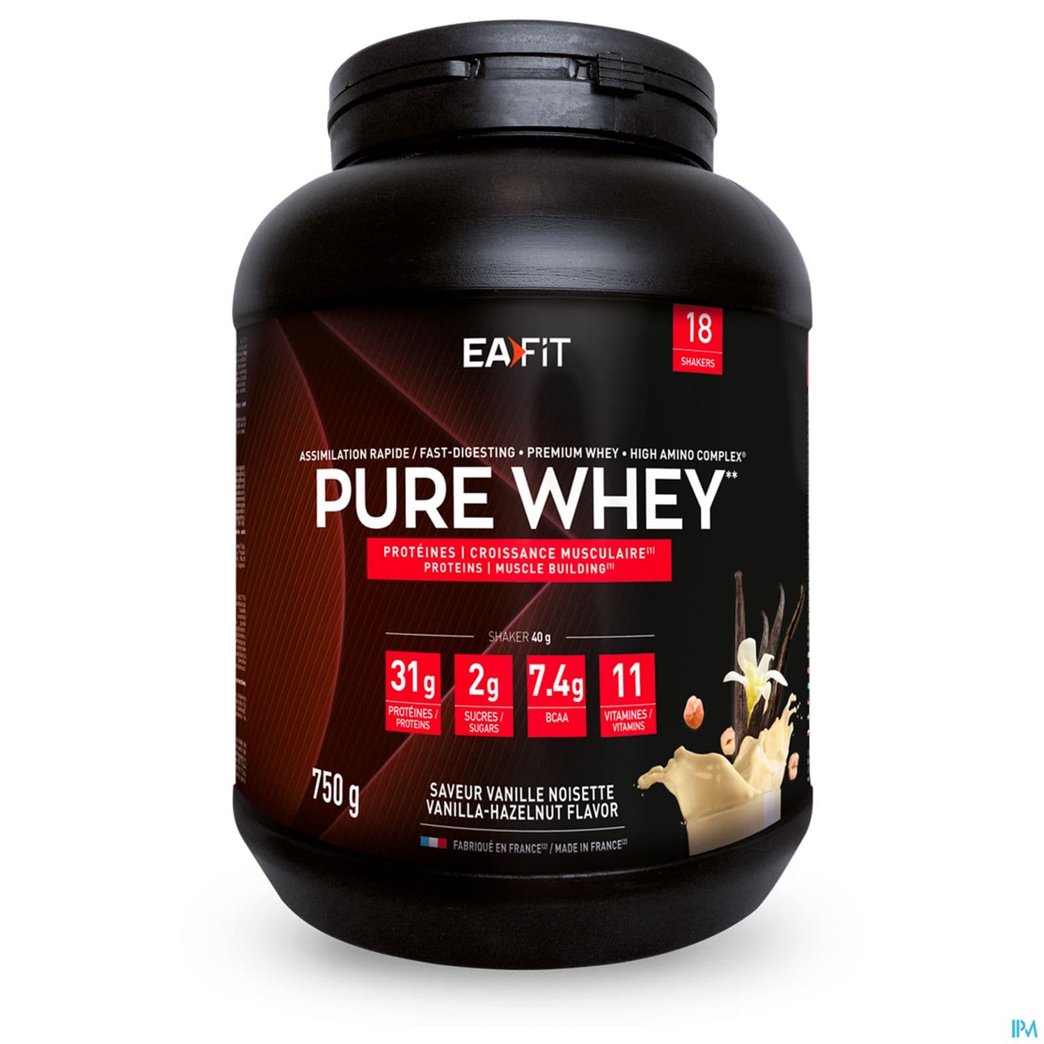 EA-FIT PURE WHEY VANIL NOIS 750G