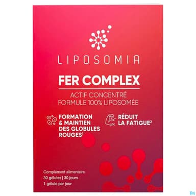 Liposomia Fer Complex Gelule 30