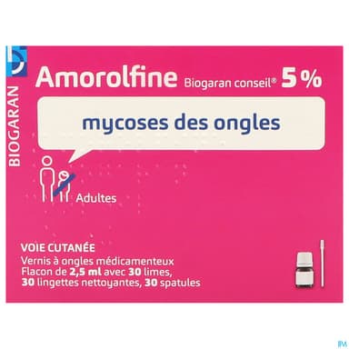 AMOROLFINE 5% BGR CONS VER FL2,5ML