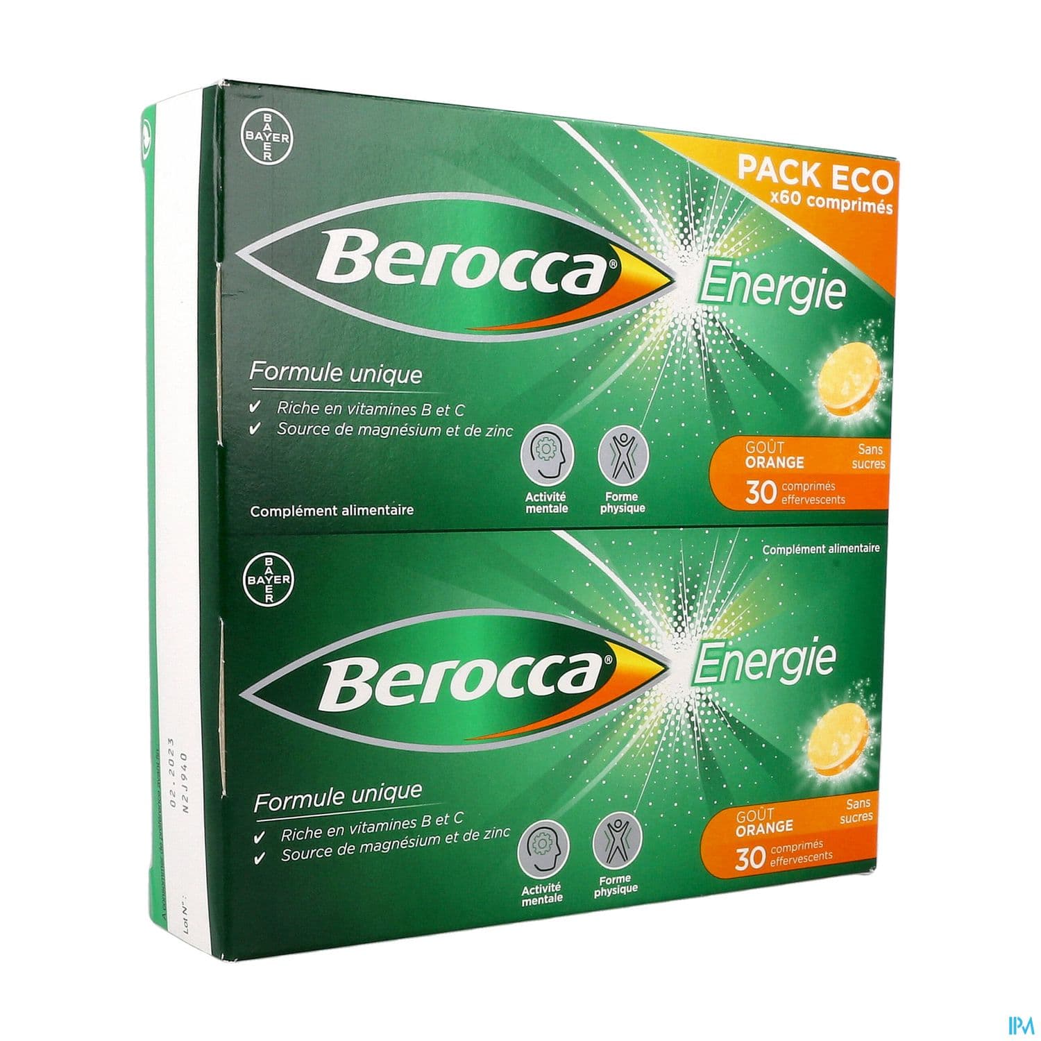 BEROCCA ENERGIE ORANGE CPR EFF 60