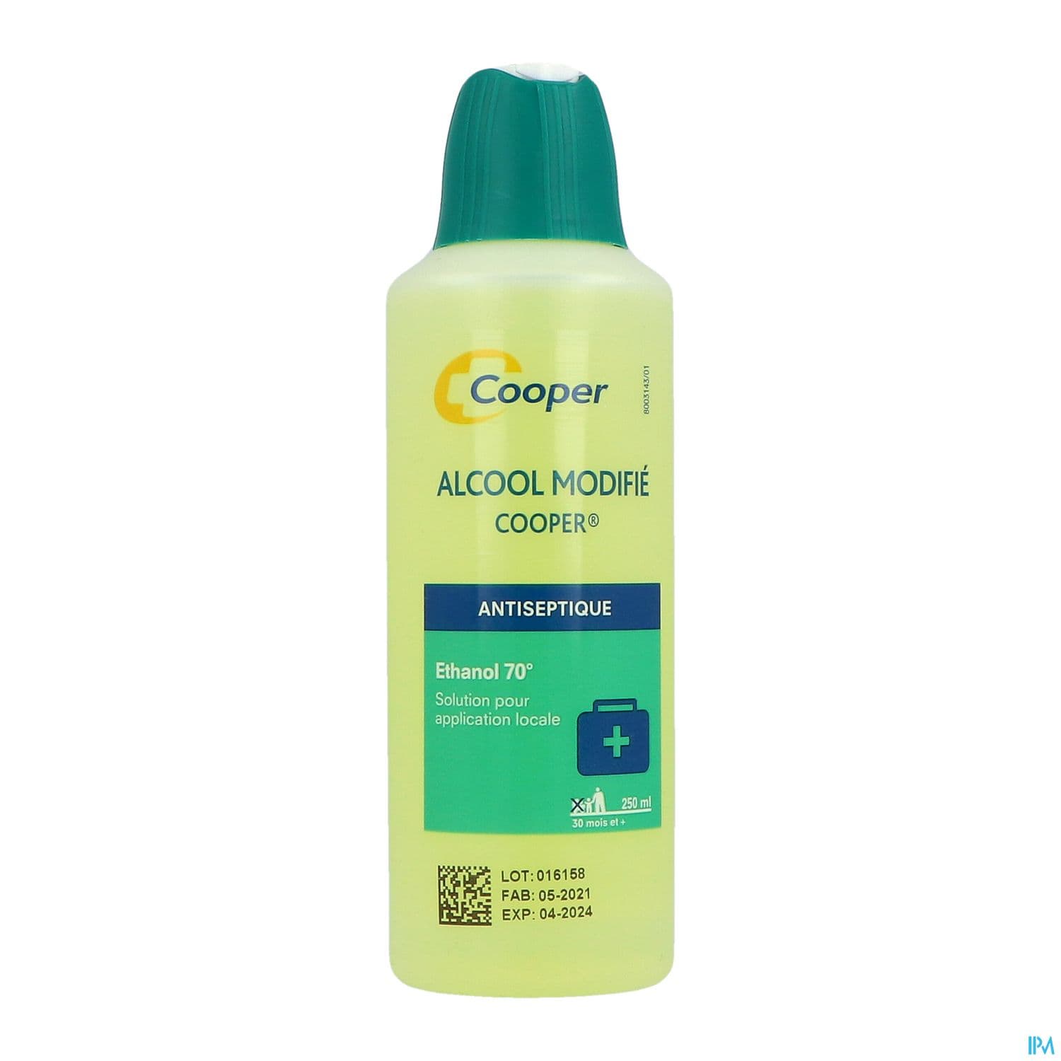 ALCOOL MODIFIE 70 COOPER 250ML 1