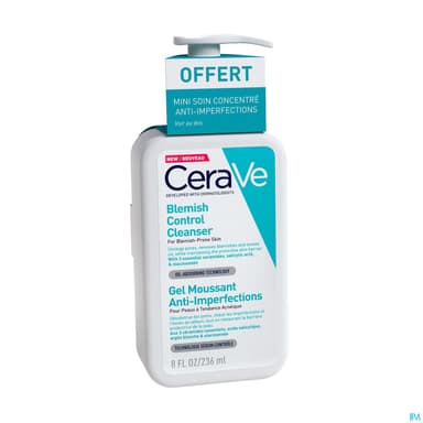 CERAVE GEL MOUSSANT A/IMPERF+MINI