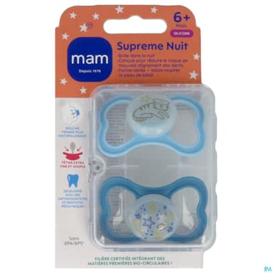 SUCET MAM SUPREME NUIT SIL 6+M X2
