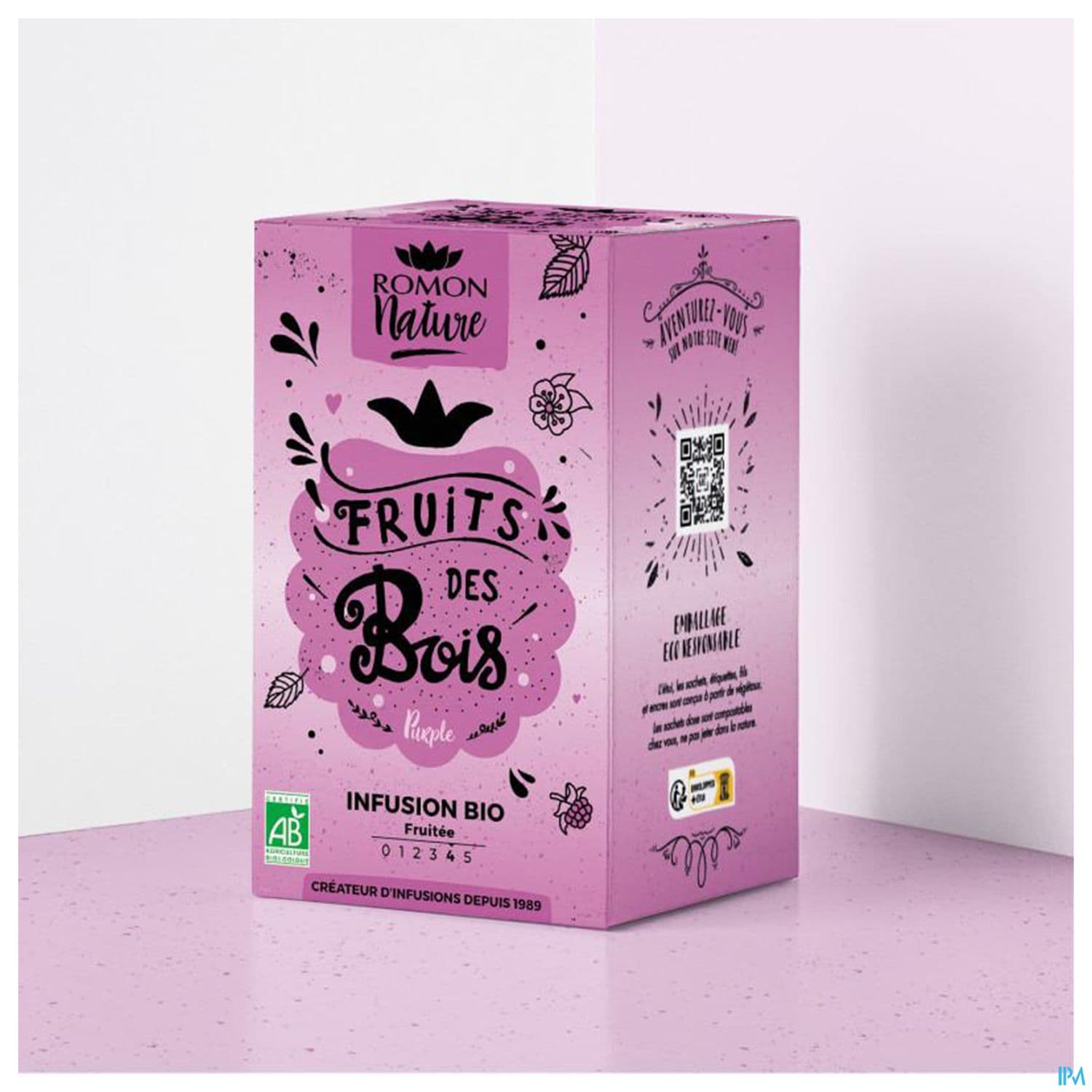 Romon Nature Tisane Plaisir Fruits Bois Bio Infusette 1g8 16