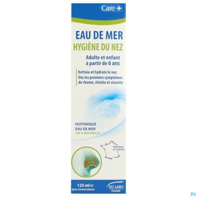 Eg Labo Care+ Eau De Mer Hygiene Nez +6ans Spray 125ml