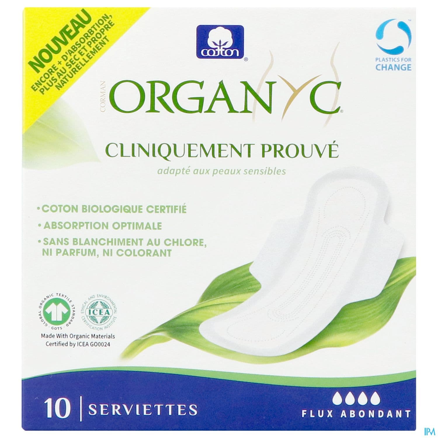 ORGANYC SERV FLUX ABONDANT 10