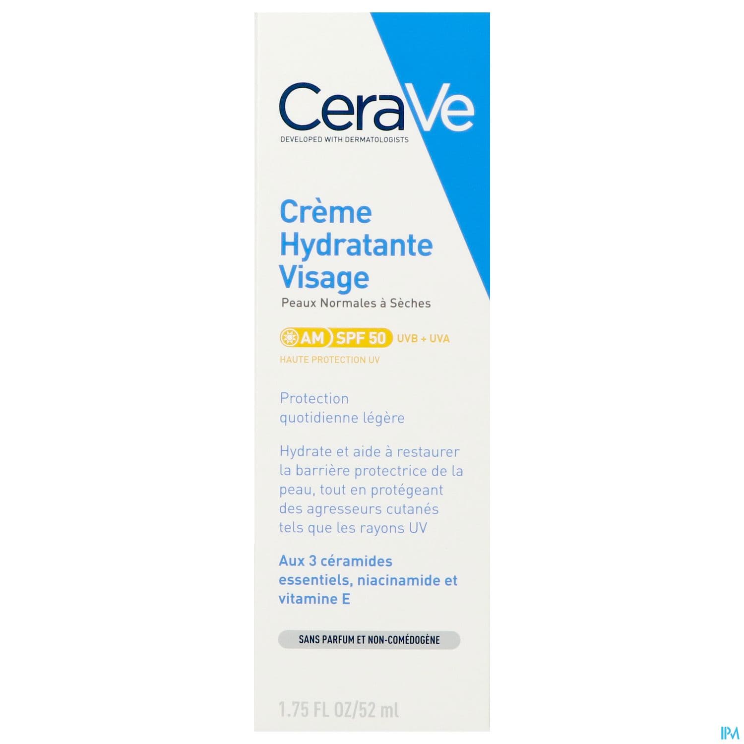 CERAVE CR HYDR VIS SPF50 JOUR 52ML