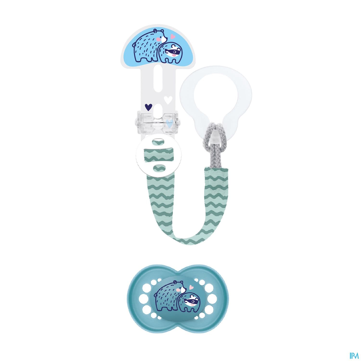 Mam Kit Sucette Attache Sucette +6m Silicone