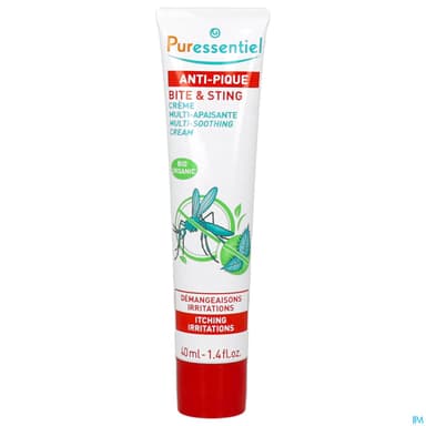 Puressentiel Creme Multi Apaisante Antipique Aux He Et Hv Bio 40ml