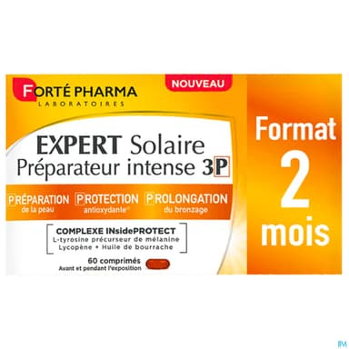 Forte Pharma Expert Solaire Preparateur Intense 3p Comprime 60