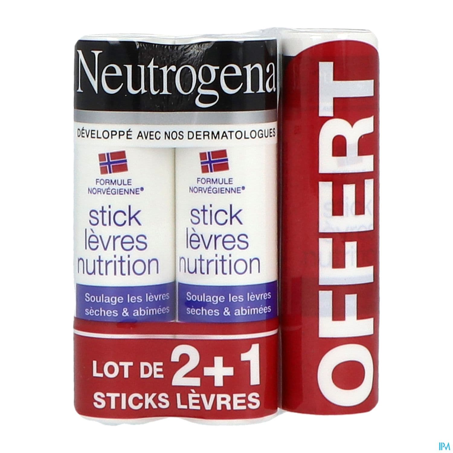 Neutrogena Stick Levres Nutrition 4g8 X3