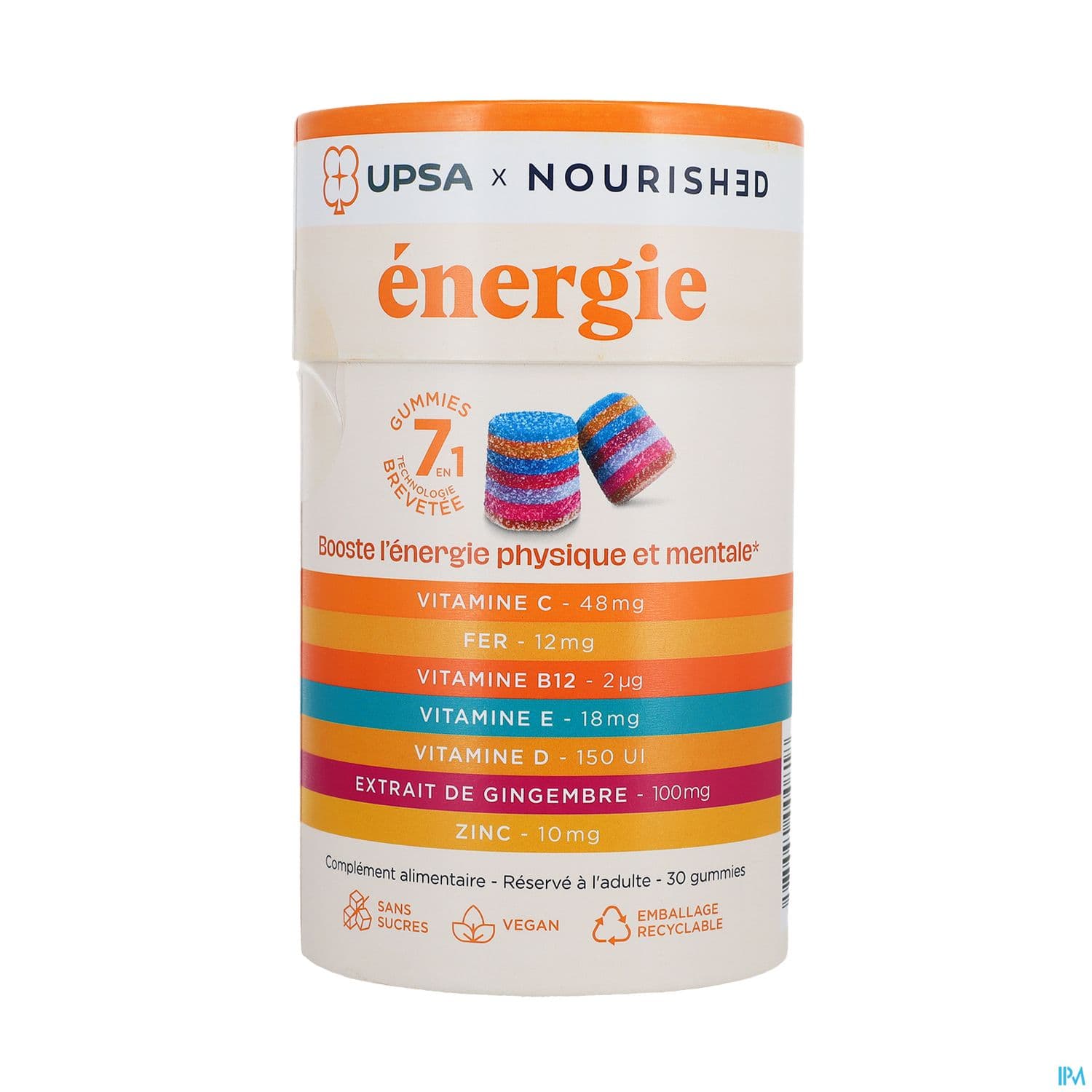 UPSA NOURISH ENERGIE 7EN1 GUMMIE30