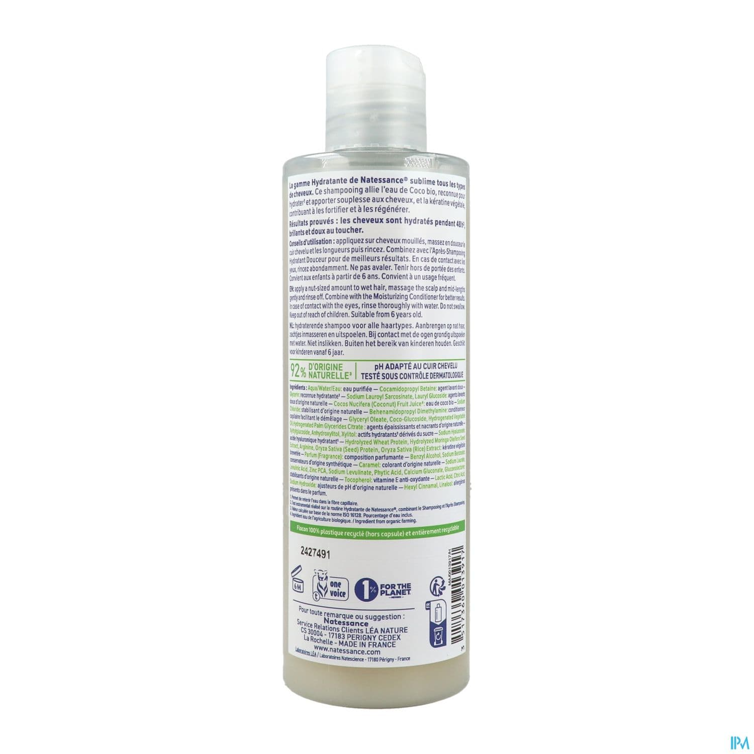 NATESSANCE SH REP COCO/KERAT 250ML