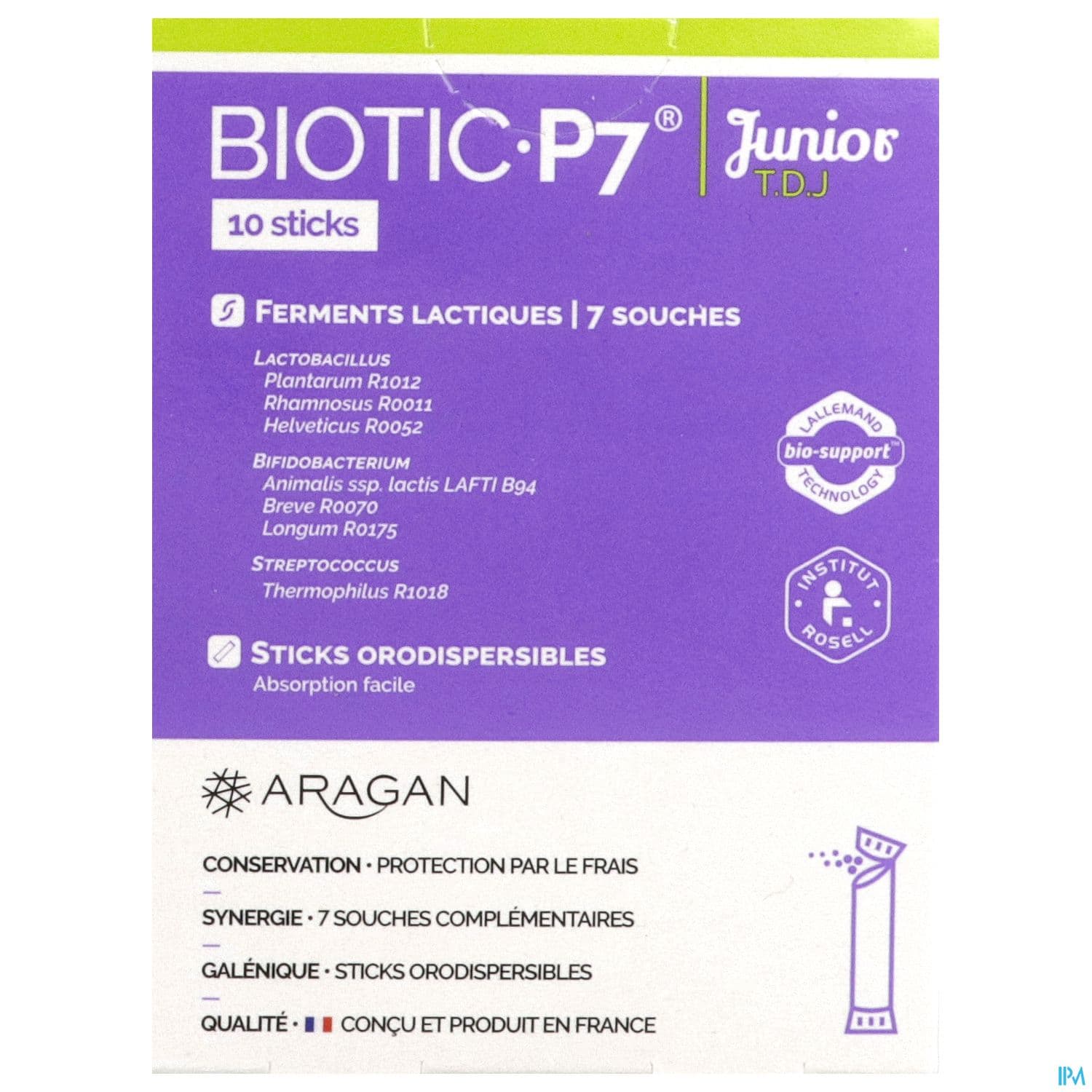 ARAGAN BIOTIC P7 JUNIOR STICK 10