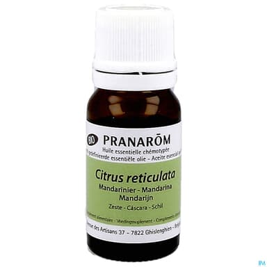 Pranarom Huile Essentielle Bio Mandarinier Zeste 10ml Vrac