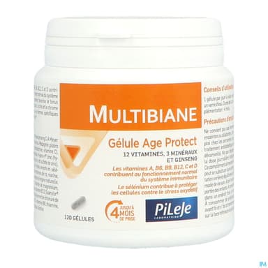 Pileje Multibiane Age Protect Gelule 120
