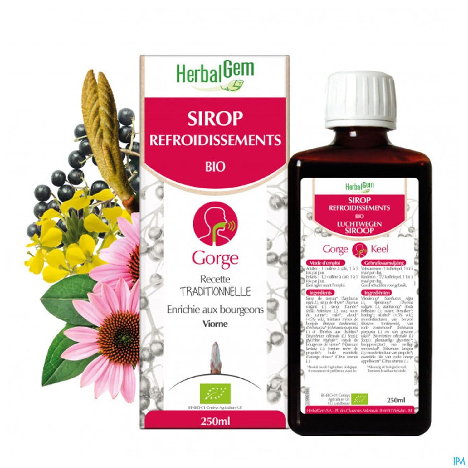 HERBALGEM SIROP APAISANT BIO 150ML