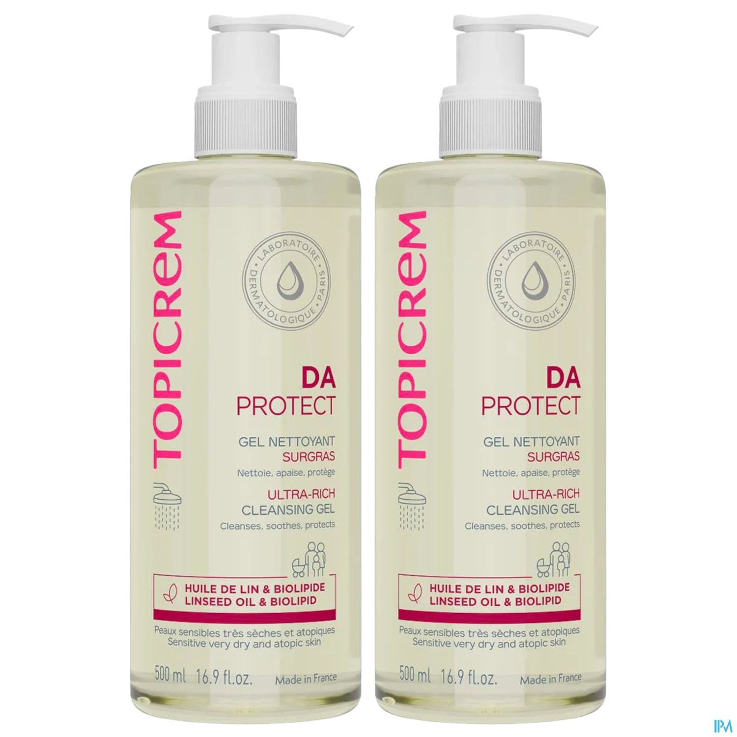 TOPICREM DA PROT GEL NETT SUR2X500