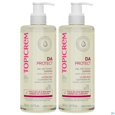 TOPICREM DA PROT GEL NETT SUR2X500