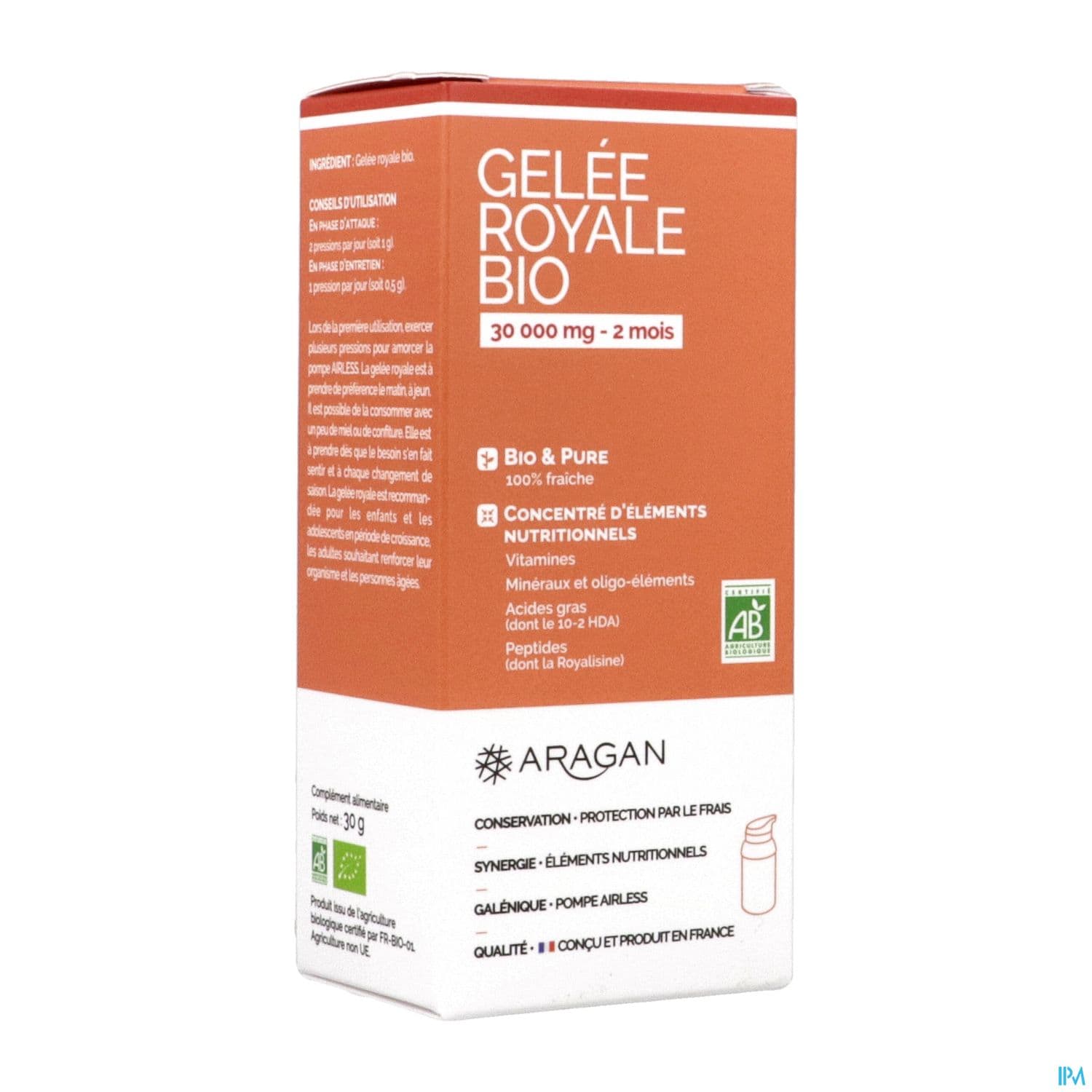 ARAGAN GELEE ROY BIO 30G