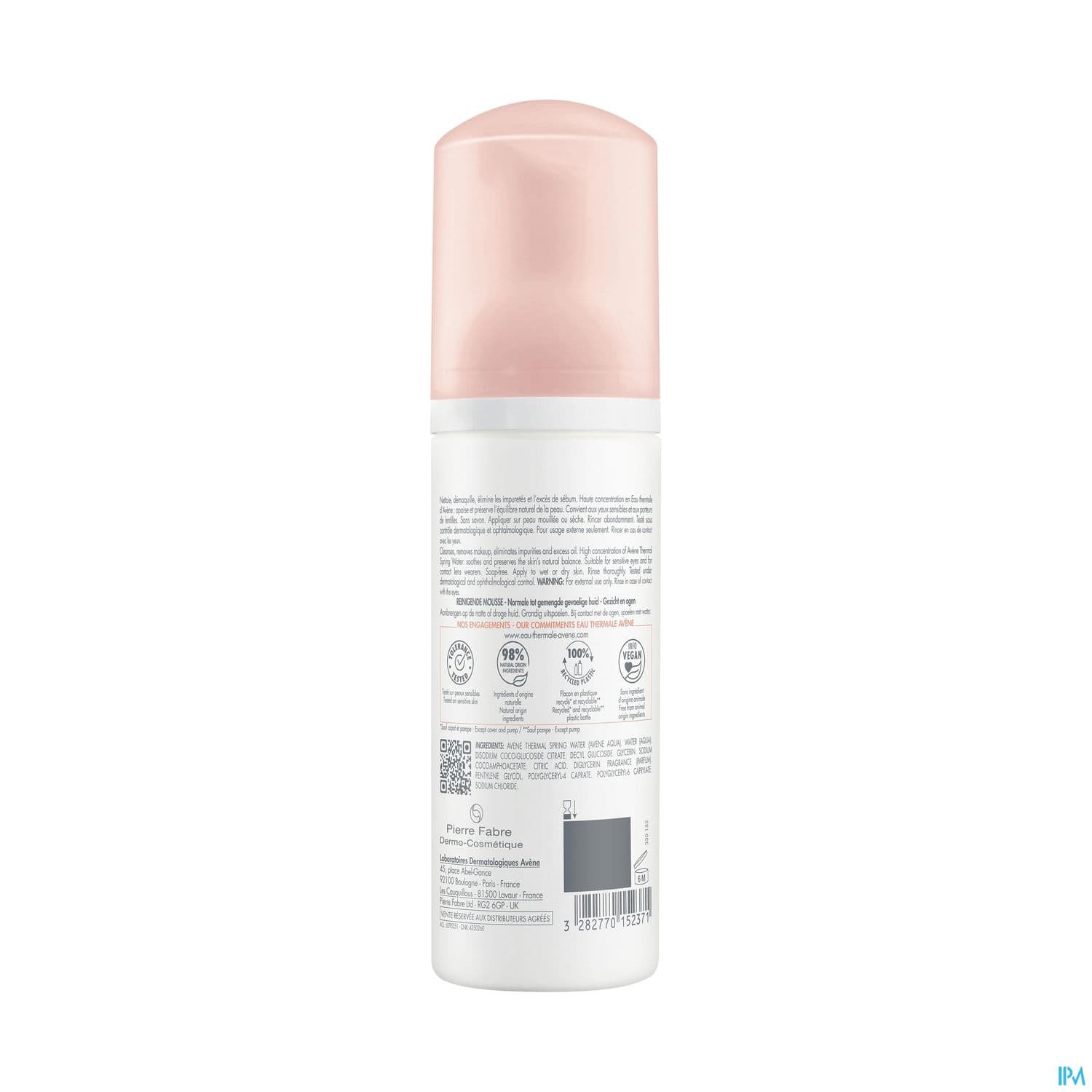 AVENE MOUSSE NETTOYANTE 150ML