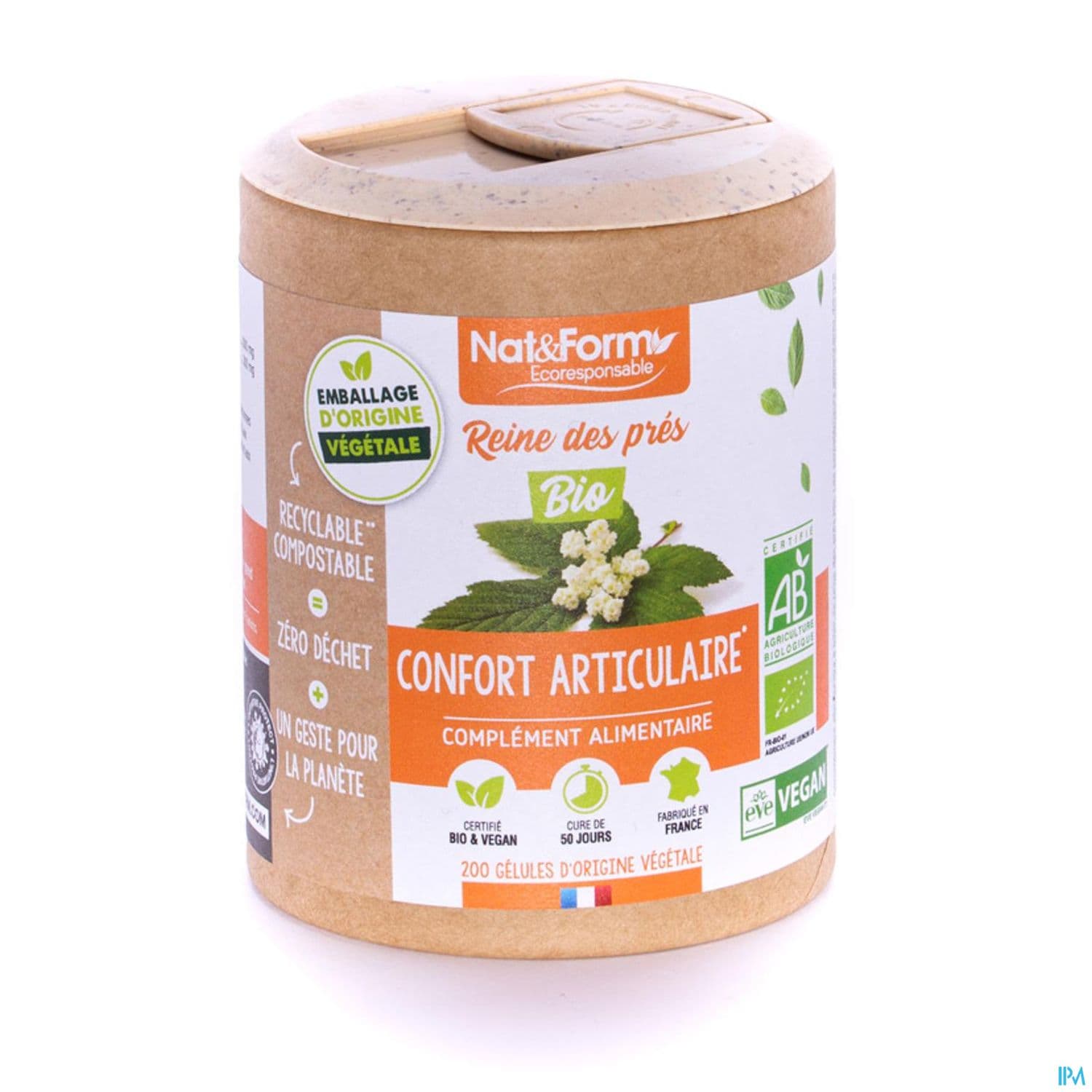 Nat Et Form Ecoresponsable Reine Des Pres Bio Gelule Vegetale 200