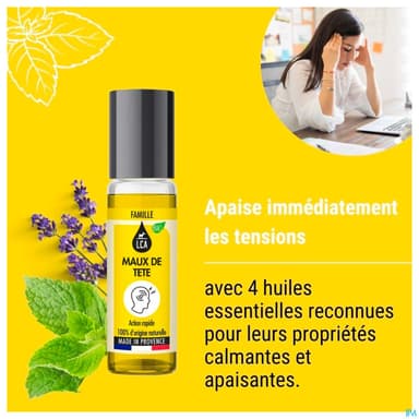 Lca Roll On Maux De Tete Bio 10ml