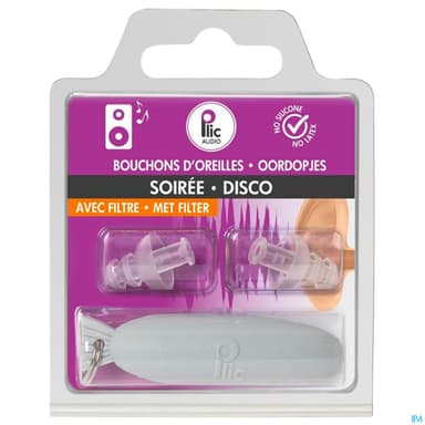 Plic Audio Protection Auditive Pour Soiree + Filtre