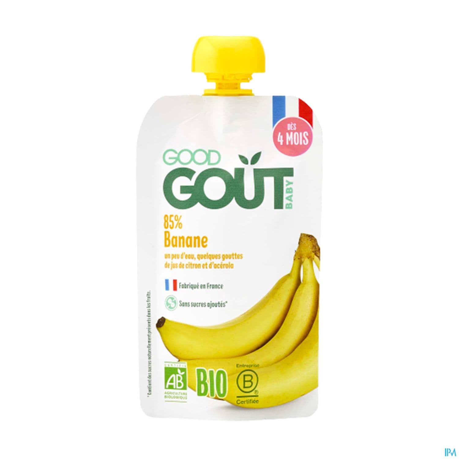 Good Gout Baby Gourde Banane Bio 120g
