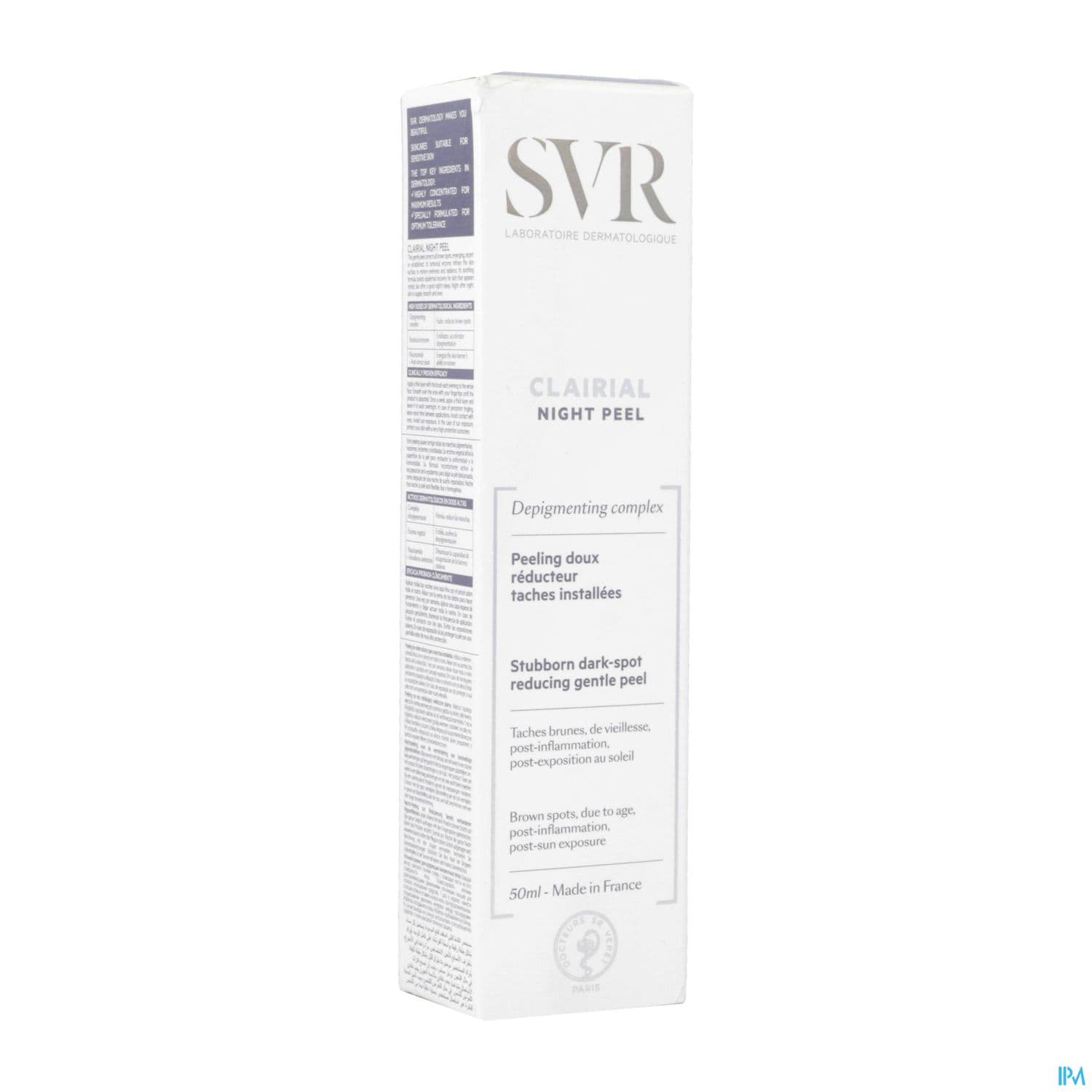 SVR CLAIRIAL NIGHT PEEL 50ML — Pharmacie Oceane