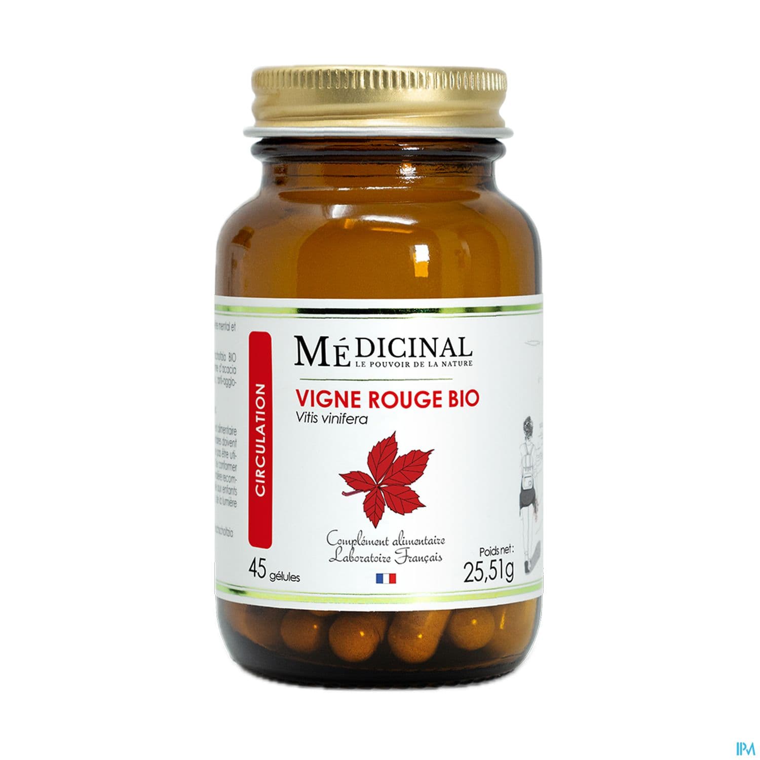 Medicinal Vigne Rouge Bio Gelule 45 — Pharmacie Bellevue Limoges