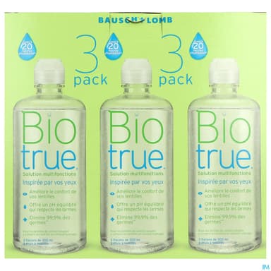BIOTRUE MULTIF SOL LENTIL 300ML 3