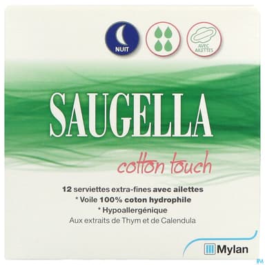 Saugella Cotton Touch Serviette Nuit 12