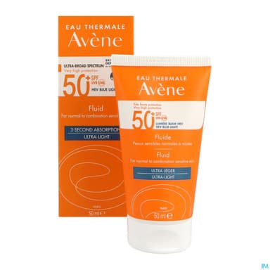 AVENE SOL SPF50+ FLUIDE 50ML