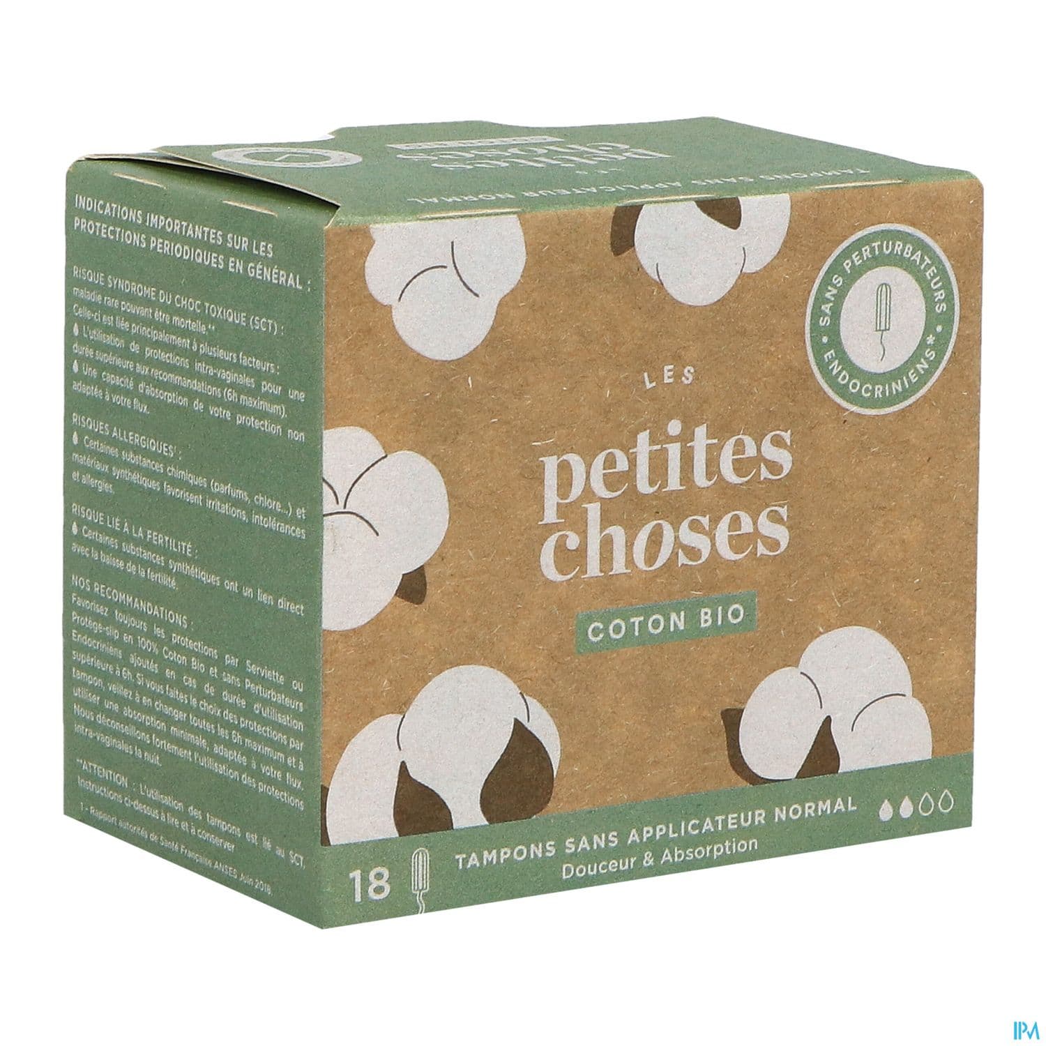 Les Petites Choses Tampon Bio Sans Applicateur Flux Normal 18