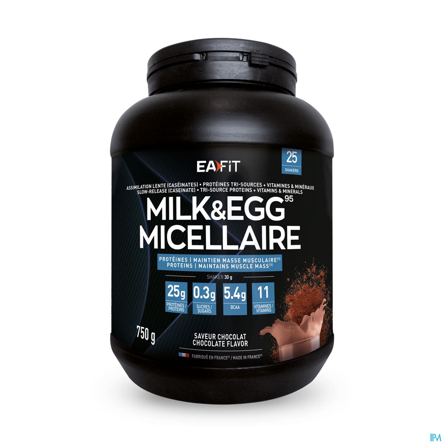 Eafit Milk Egg 95 Micellaire Poudre Chocolat 750g