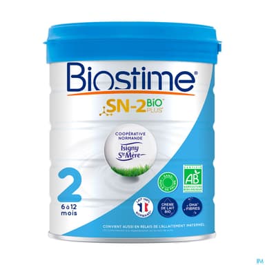 Biostime 2eme Age 6/12mois Bio Poudre 800g
