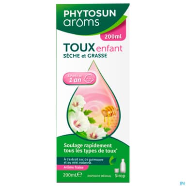 Phytosun Aroms Sirop Toux Mixte Enfant 200ml