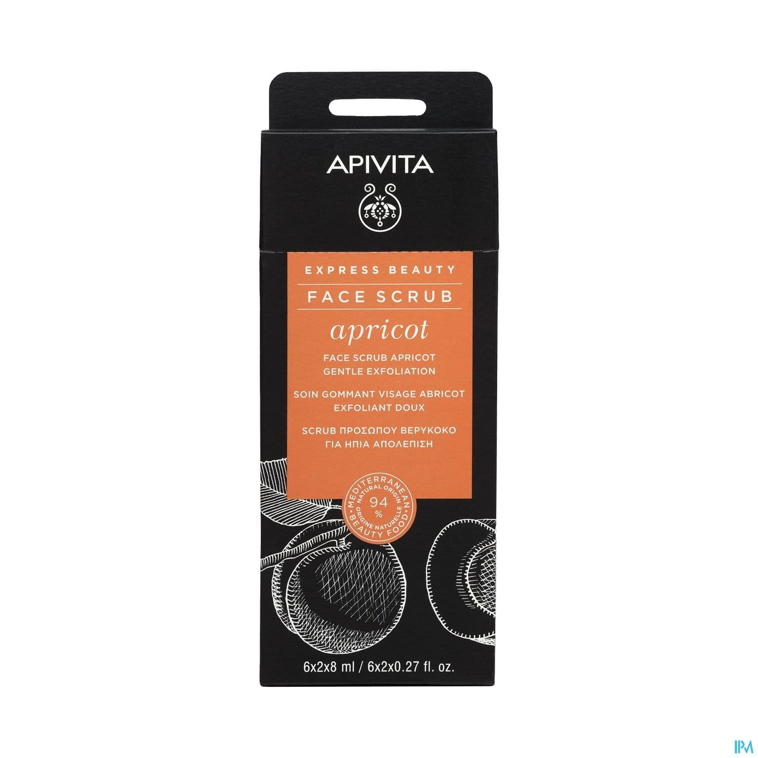 APIVITA GOMMAGE EXPRESS ABRICOT X2 — Pharmacie Monge