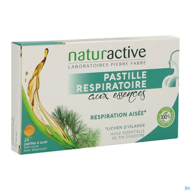 Naturactive Respiratoire Pastille Sans Sucre 24