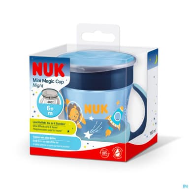 NUK MINI MAGIC CUP TASSE +6M BLEU
