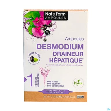 Nat Et Form Ampoule Desmodium Bio 10ml 20