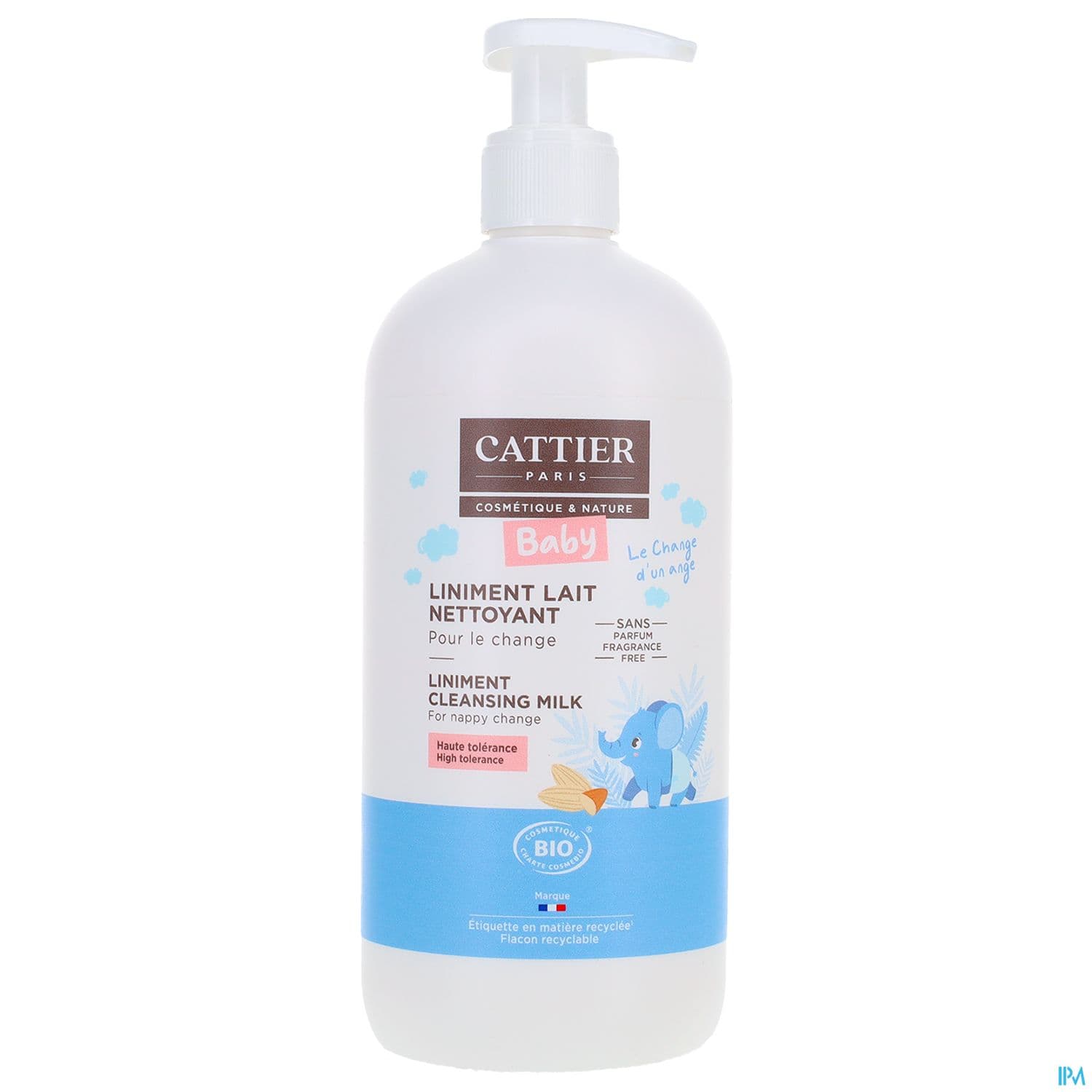 Cattier Bebe Liniment Lait Nettoyant Pour Le Change Bio 500ml