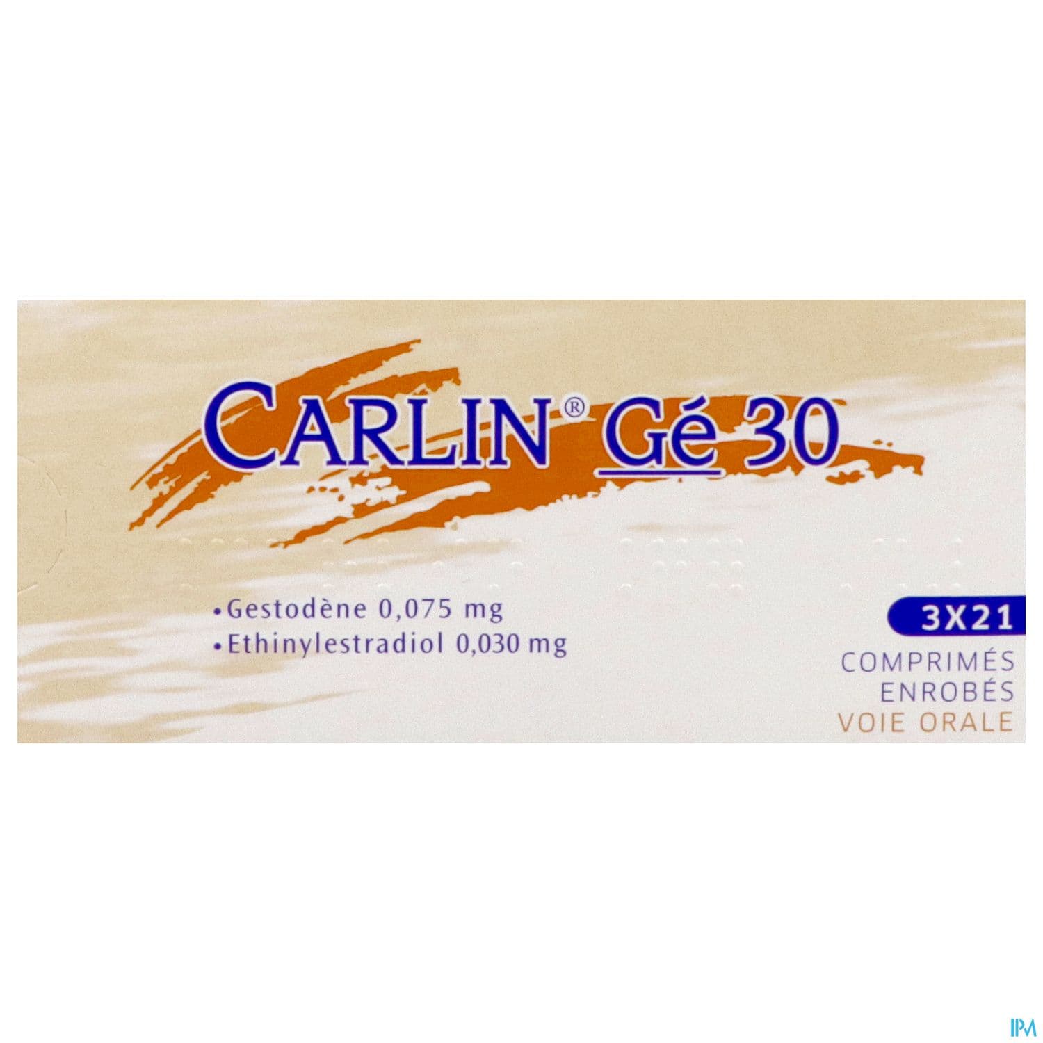 Carlin 75mcg/30mcg Comprime 21 X3