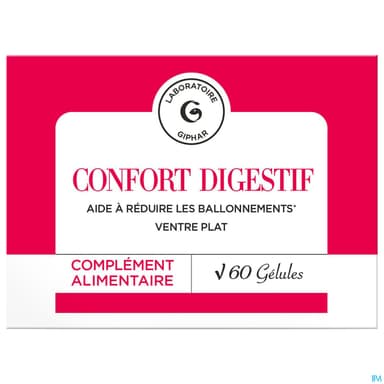 GIPHAR CONFORT DIGESTIF GELULE 60