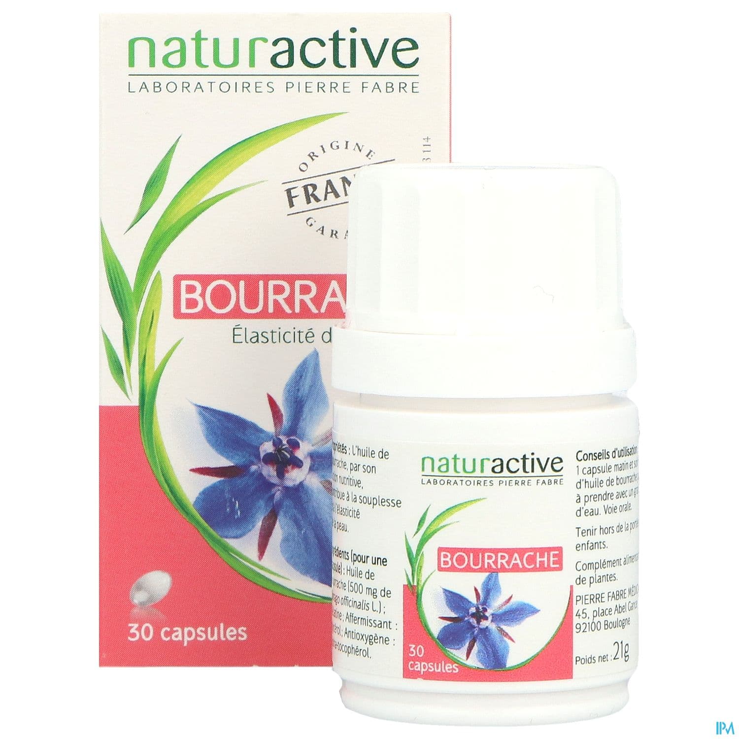 Naturactive Huile De Bourrache Capsule 30
