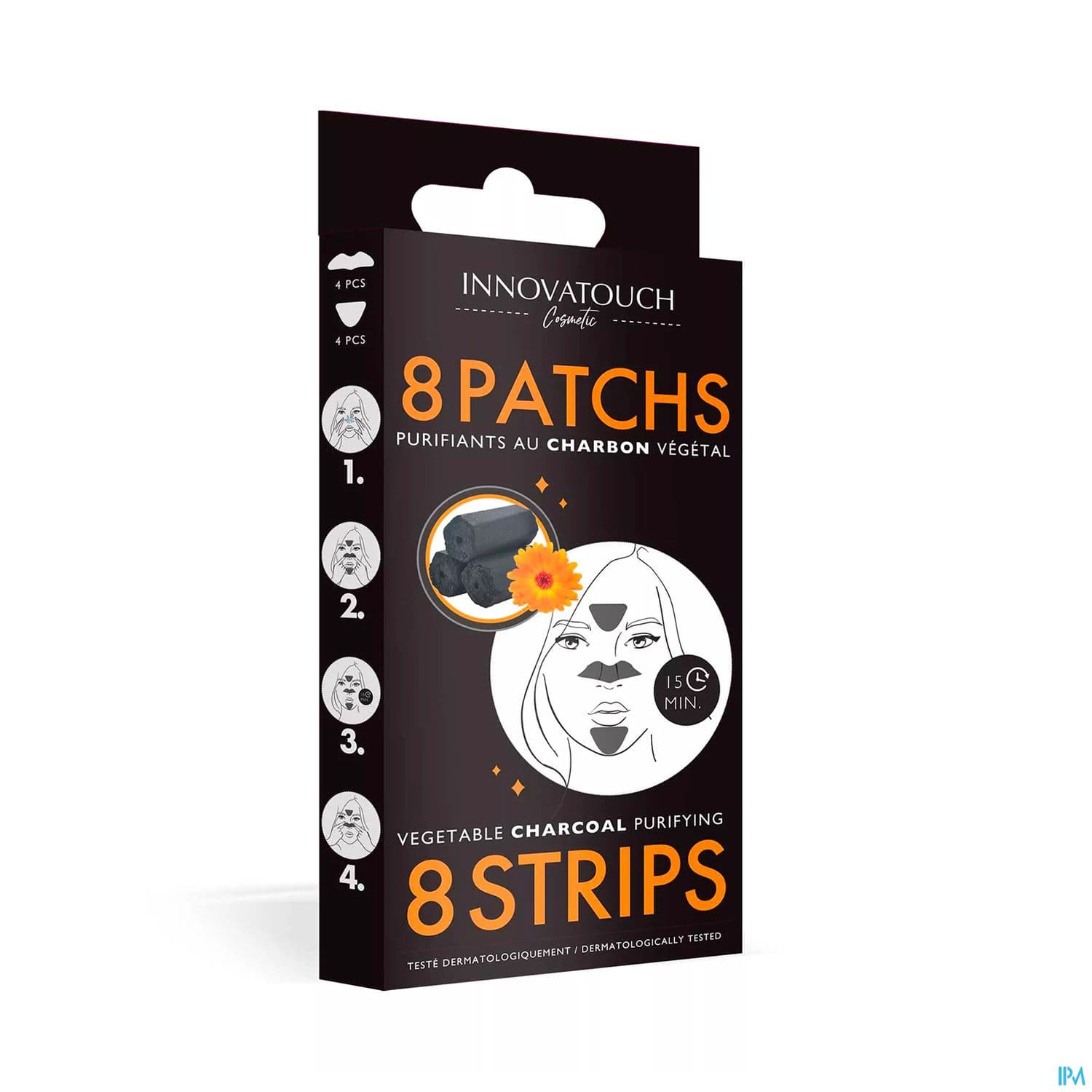 INNOVATOUCH PATCH PURIF CHARB X8
