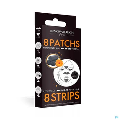 INNOVATOUCH PATCH PURIF CHARB X8
