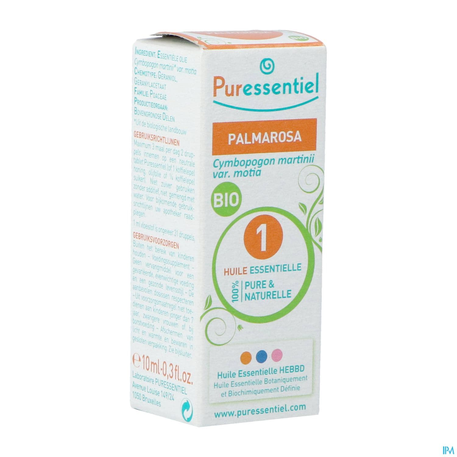 Puressentiel Huile Essentielle Palmarosa Bio 10ml